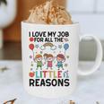 Love Job For Little Reasons Daycare Teacher Graphic Graphic Print Coffee Mug, novelty gifts, funny gifts