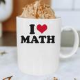 I Love Math Teacher Graphic Print Coffee Mug, novelty gifts, funny gifts