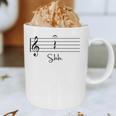 Music Notes Shirt Shh Quarter Fermata Teacher Graphic Print Coffee Mug, novelty gifts, funny gifts