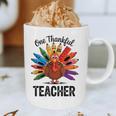 One Thankful Teacher Thanksgiving TurkeyCute Pencil Graphic Print Coffee Mug, novelty gifts, funny gifts