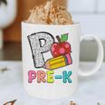 P Is For Pre-K Teacher Pencil Apple Back To School Graphic Print Coffee Mug, novelty gifts, funny gifts P Is For Pre-K Teacher Pencil Apple Back To School Graphic Print Coffee Mug, novelty gifts, funny gifts