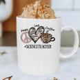 Peace Love Coffee Science Teacher Graphic Print Coffee Mug, novelty gifts, funny gifts