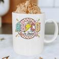 Retro ABCD Transitional Kindergarten Teacher Tour TK Teacher Graphic Print Coffee Mug, novelty gifts, funny gifts
