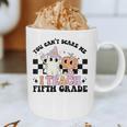 Retro You Can't Scare Me I Teach 5th Grade Teacher Halloween Graphic Print Coffee Mug, novelty gifts, funny gifts