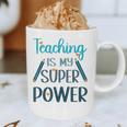 Retro Groovy Teaching Is My Super Power Teacher's Present Men Women Graphic Print Coffee Mug, novelty gifts, funny gifts Retro Groovy Teaching Is My Super Power Teacher's Present Men Women Graphic Print Coffee Mug, novelty gifts, funny gifts