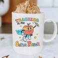 Retro Teaching Is My Superpower Apple Teacher Appreciation Graphic Print Coffee Mug, novelty gifts, funny gifts