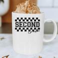 Second Grade Checkered Teacher 1st Day Back To School Women Graphic Print Coffee Mug, novelty gifts, funny gifts