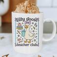 Silly Goose Teacher Club Silly Goose For Teacher Graphic Print Coffee Mug, novelty gifts, funny gifts