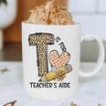 T Is For Teacher’s Aide Back To First Day Of School Leopard Men Women Girls Kids Graphic Print Coffee Mug, novelty gifts, funny gifts T Is For Teacher’s Aide Back To First Day Of School Leopard Men Women Girls Kids Graphic Print Coffee Mug, novelty gifts, funny gifts