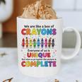 Teacher We Are Like a Box Of Crayons Back To School Graphic Print Coffee Mug, novelty gifts, funny gifts