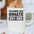 Teacher Life Jail Inmate Prisoner Halloween Costume Graphic Print Coffee Mug, novelty gifts, funny gifts
