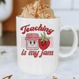 Teaching Is My Jam Cute Strawberry For Women Teachers Graphic Print Coffee Mug, novelty gifts, funny gifts Teaching Is My Jam Cute Strawberry For Women Teachers Graphic Print Coffee Mug, novelty gifts, funny gifts