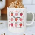 Teaching Is My Jam Teacher Team Crew Cute Strawberry Girls Graphic Print Coffee Mug, novelty gifts, funny gifts