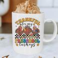 Thankful For My Preschool Turkeys Thanksgiving Teacher Fall Graphic Print Coffee Mug, novelty gifts, funny gifts Thankful For My Preschool Turkeys Thanksgiving Teacher Fall Graphic Print Coffee Mug, novelty gifts, funny gifts