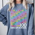 100th Day Of School Teacher Kids 100 Days Math Numbers Comfort Colors Sweatshirt Blue Jean 100th Day Of School Teacher Kids 100 Days Math Numbers Comfort Colors Sweatshirt Blue Jean