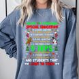 12 Days Of Teaching Special Education IEPS SPED Teacher Xmas Comfort Colors Sweatshirt Blue Jean