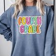 4th Grade Back To School Dalmatian Dots Teacher Student Comfort Colors Sweatshirt Blue Jean 4th Grade Back To School Dalmatian Dots Teacher Student Comfort Colors Sweatshirt Blue Jean