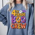 4th Grade Boo Crew Ghost Halloween Teacher Costume Comfort Colors Sweatshirt Blue Jean 4th Grade Boo Crew Ghost Halloween Teacher Costume Comfort Colors Sweatshirt Blue Jean