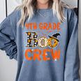 4th Grade Boo Crew Teacher Student Halloween Comfort Colors Sweatshirt Blue Jean