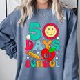 50 Days Of School Teacher Happy 50th Day Of School Kids Comfort Colors Sweatshirt Blue Jean 50 Days Of School Teacher Happy 50th Day Of School Kids Comfort Colors Sweatshirt Blue Jean