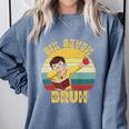 67 Meme Six Seven Bruh Retro Dabbing Teacher School Comfort Colors Sweatshirt Blue Jean