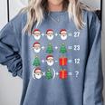 67 Santa Tree Math Teacher Christmas Xmas Humor Comfort Colors Sweatshirt Blue Jean 67 Santa Tree Math Teacher Christmas Xmas Humor Comfort Colors Sweatshirt Blue Jean