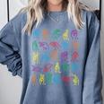 ABC Sign Language Chart Teacher Hand Letter Alphabet ASL Comfort Colors Sweatshirt Blue Jean ABC Sign Language Chart Teacher Hand Letter Alphabet ASL Comfort Colors Sweatshirt Blue Jean