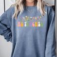 AG Teacher Future Farmer Agriculture Teacher Men Women Comfort Colors Sweatshirt Blue Jean