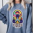 Anti Bullying Kindness Ninja School Teacher Student Comfort Colors Sweatshirt Blue Jean Anti Bullying Kindness Ninja School Teacher Student Comfort Colors Sweatshirt Blue Jean