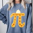 Apple Pi Pie Pun Math Teacher Pi Day 2020 Comfort Colors Sweatshirt Blue Jean Apple Pi Pie Pun Math Teacher Pi Day 2020 Comfort Colors Sweatshirt Blue Jean