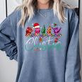 ASL Christmas Buffalo Plaid Teacher American Sign Language Comfort Colors Sweatshirt Blue Jean ASL Christmas Buffalo Plaid Teacher American Sign Language Comfort Colors Sweatshirt Blue Jean