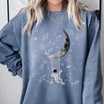 Astronaut Purple Moon Swing NASA Space Science Teacher Comfort Colors Sweatshirt Blue Jean Astronaut Purple Moon Swing NASA Space Science Teacher Comfort Colors Sweatshirt Blue Jean