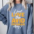 AVID Team Appreciation Essentials AVID Program Teacher Comfort Colors Sweatshirt Blue Jean