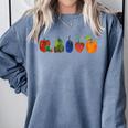 Back To School Cute Hungry Lover Fruits Teacher Comfort Colors Sweatshirt Blue Jean Back To School Cute Hungry Lover Fruits Teacher Comfort Colors Sweatshirt Blue Jean