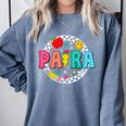 Back To School Para For Men Women Teacher Comfort Colors Sweatshirt Blue Jean