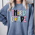 Back To School Third Grade Teacher First Day Of 3rd Grade Comfort Colors Sweatshirt Blue Jean Back To School Third Grade Teacher First Day Of 3rd Grade Comfort Colors Sweatshirt Blue Jean