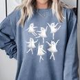 Ballet Ghost Dancer Spooky Dance Teacher Halloween Costume Comfort Colors Sweatshirt Blue Jean Ballet Ghost Dancer Spooky Dance Teacher Halloween Costume Comfort Colors Sweatshirt Blue Jean