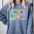 Battery Life Of a Paraprofessional Para Teacher Life Comfort Colors Sweatshirt Blue Jean Battery Life Of a Paraprofessional Para Teacher Life Comfort Colors Sweatshirt Blue Jean