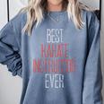 Best Karate Instructor Ever Martial Arts Teacher Sensei Comfort Colors Sweatshirt Blue Jean