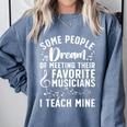 Best Music Teacher For Men Women Musician Band Piano Teacher Comfort Colors Sweatshirt Blue Jean Best Music Teacher For Men Women Musician Band Piano Teacher Comfort Colors Sweatshirt Blue Jean