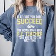 Best PE Teacher Art For Men Women Physical Education Teacher Comfort Colors Sweatshirt Blue Jean Best PE Teacher Art For Men Women Physical Education Teacher Comfort Colors Sweatshirt Blue Jean