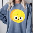 The Big Cheese Good Egg Teacher Halloween Costume Food Group Comfort Colors Sweatshirt Blue Jean