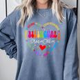 Bilingues Dream Team Dual Language Bilingual Crew Teacher Comfort Colors Sweatshirt Blue Jean Bilingues Dream Team Dual Language Bilingual Crew Teacher Comfort Colors Sweatshirt Blue Jean