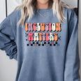 Boho Inclusion Matters Special Education SPED Teacher Women Comfort Colors Sweatshirt Blue Jean Boho Inclusion Matters Special Education SPED Teacher Women Comfort Colors Sweatshirt Blue Jean