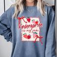 Bow Strawberry Kindergarten Is My Jam Teacher Kinder Team Comfort Colors Sweatshirt Blue Jean Bow Strawberry Kindergarten Is My Jam Teacher Kinder Team Comfort Colors Sweatshirt Blue Jean