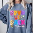 Bruh We Back Teachers First Day Back To School Teachers Comfort Colors Sweatshirt Blue Jean Bruh We Back Teachers First Day Back To School Teachers Comfort Colors Sweatshirt Blue Jean
