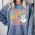 Bruh We Out Teacher Retro Last Day Of School Boys Girls Kids Comfort Colors Sweatshirt Blue Jean Bruh We Out Teacher Retro Last Day Of School Boys Girls Kids Comfort Colors Sweatshirt Blue Jean