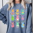 Bunny Reading Books Easter Day Librarian Teacher Book Comfort Colors Sweatshirt Blue Jean Bunny Reading Books Easter Day Librarian Teacher Book Comfort Colors Sweatshirt Blue Jean