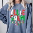 All Calm Said No Teacher Teacher Christmas Lights Comfort Colors Sweatshirt Blue Jean All Calm Said No Teacher Teacher Christmas Lights Comfort Colors Sweatshirt Blue Jean