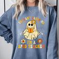 You Can't Scare Me I'm A SPED Teacher Halloween Ghost Comfort Colors Sweatshirt Blue Jean You Can't Scare Me I'm A SPED Teacher Halloween Ghost Comfort Colors Sweatshirt Blue Jean